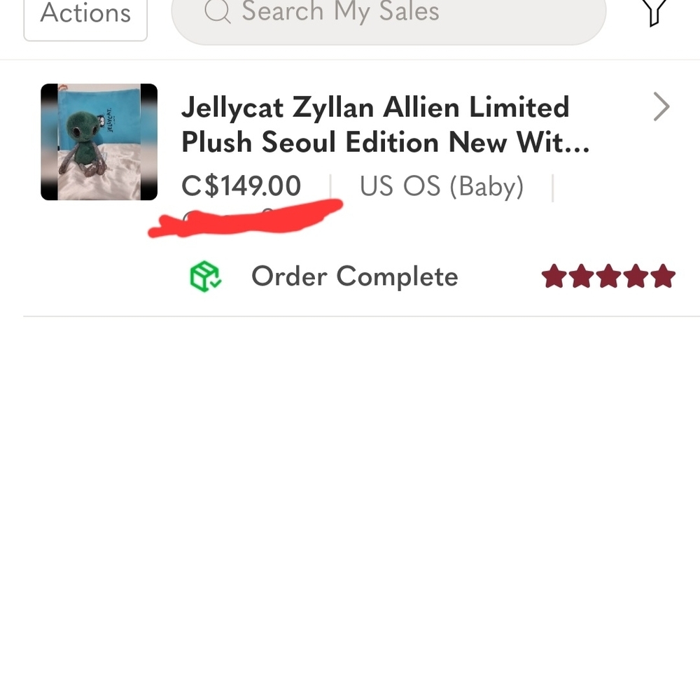 Thank You To My First Buyer